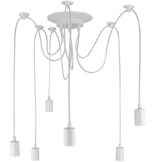 LAMPA ATL Stropni luster "Pauk" ZD74B, 6 krakova, bijeli