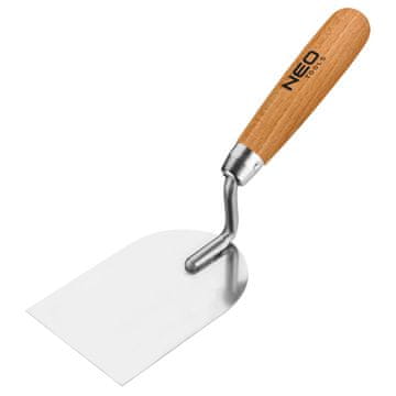 slomart NEO TOOLS Potkovasta lopatica za žbuku 80 mm, nehrđajući čelik