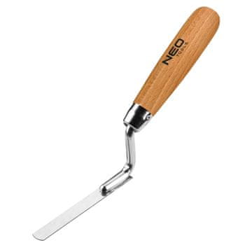 slomart NEO TOOLS Fugirna lopatica 12 mm, nehrđajući čelik, drvena drška