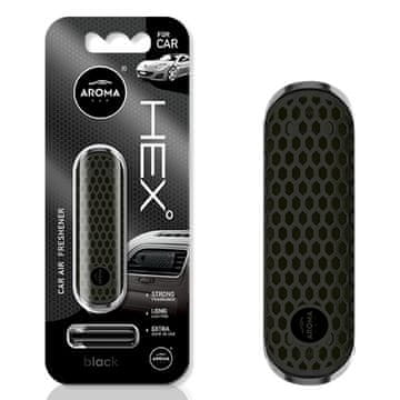 slomart AROMA CAR Osvježivač zraka HEX, polimerski, crni