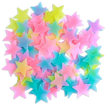 slomart ATL AG683A Fluorescentne zvjezdice za sobu, 100 kom