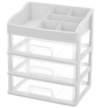 slomart ATL AG605G Organizator za kozmetiku s 3 ladice