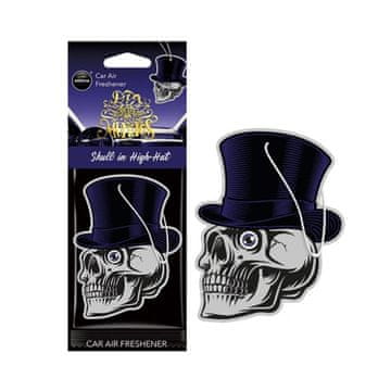 slomart AROMA CAR osvježivač zraka, SKULL IN HAT BLACK OUD