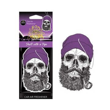 slomart AROMA CAR osvježivač zraka, SKULL WITH A PIPE CORAL STUFF