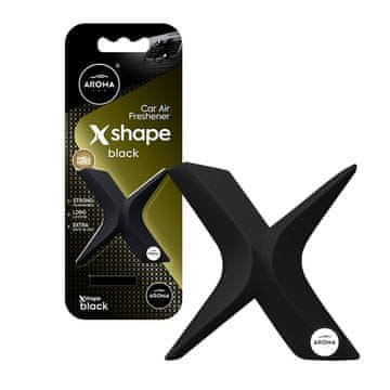 slomart AROMA CAR Osvježivač zraka X Shape, crni