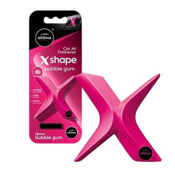 slomart AROMA CAR Osvježivač zraka X Shape, bubble gum