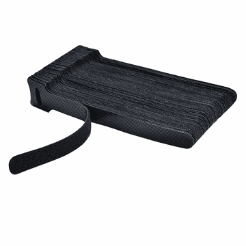 slomart ATL Organizator kabela na čičak, 50 komada, 25 cm