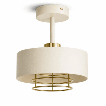 LAMPA ATL ZD185 Viseća stropna svjetiljka, bež/zlatna