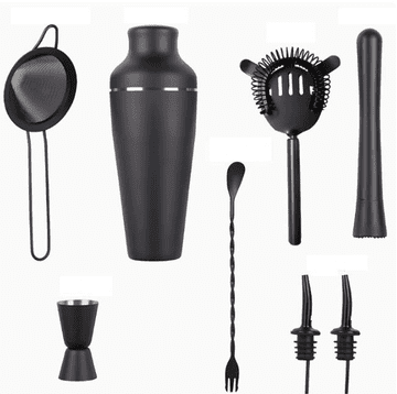 slomart ATL Set barmena, 8 dijelni, crni