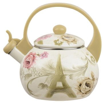 slomart KingHoff KH-2038 Emajlirani lonac za vodu, 2L, dizajn Pariz