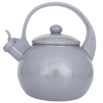slomart KingHoff KH-2079 Emajlirani lonac za vodu, sivi, 2.2L