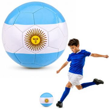 slomart Nogometna lopta LEAN TOYS, veličina 5 (22cm), u stilu Argentine