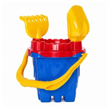 slomart HEMAR Set za Pijesak, Dvorac: Kanta, Sito, Lopatica, Grablje, 4 kom.