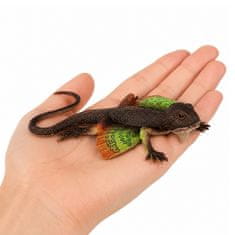 AGAMA Gumena agama s kožnim naborom, savitljiva, realistična, 13 cm