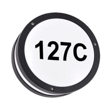 Ideus Hermetična LED svjetiljka crna 7,5 W IP54 4100K solina 03837