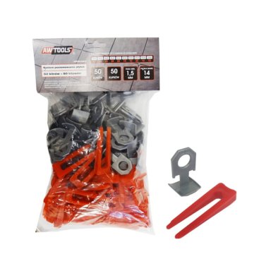 awtools sustav za niveliranje ST 1,5 mm 50+50 (kopča 7-15 mm + klin)