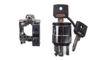 Schneider Prekidač s 2 položaja, ključ 22 mm, crni, 1Z, nepovratni, XB4BG41
