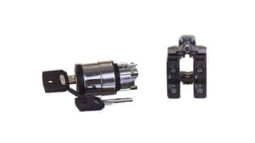 Schneider Prekidač s 3 položaja, ključ 22 mm, crni, 2Z, nepovratni, XB4BG33