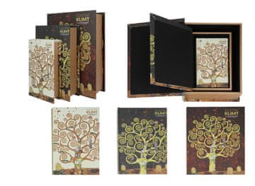 Carmani SET OD 3 KUTIJE ZA MAGNETE S DRVOM ŽIVOTA GUSTAV KLIMT, PAKIRANJE