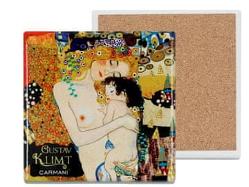 Carmani KVADRATNI KERAMIČKI TANJUR GUSTAV KLIMT POKLON ZA MAJČINSTVO ZA NJU
