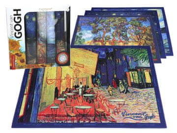 Carmani SET OD 4 PODLOGA ZA STO VAN GOGH POKLON SET