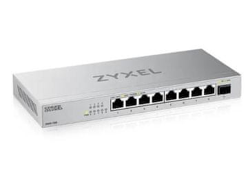 slomart Zyxel XMG-108 mrežni prekidač 8x 2.5G + 1x SFP+, srebrni