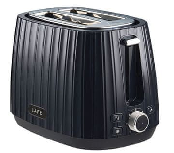 slomart LAFE Modern toster, 2 kriške, 850W, srebrna/crna