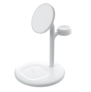 slomart Green Cell MAGSCAPE 3u1 MagSafe indukcijska stanica za punjenje, bijela