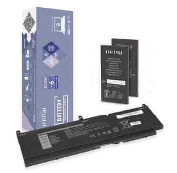 Bateria Mitsu PKWVM baterija za Dell Precision 15 7550/7560/7760, 4400mAh (84Wh)