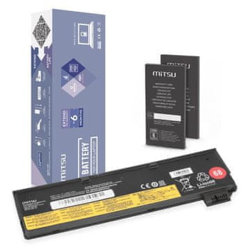 Bateria Mitsu 45N1126 45N1127 baterija za Lenovo ThinkPad T440 T450s X240 X260 L450 L460