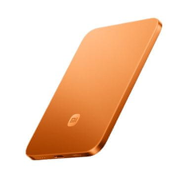 slomart Xiaomi PowerBank UltraThin Magnetic 5000 15W, narančasta