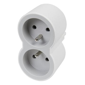 slomart Legrand 049431 razdjelnik 2x Schuko utičnice, bijela