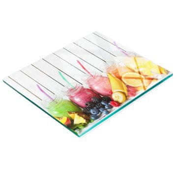 tulup.cz Dekorativna staklena daska za rezanje voćnih koktela 60x52 cm