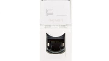LEGRAND Mosaic utičnica za jedno računalo RJ45 Cat.6 FTP bijela 076562