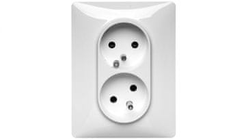 LEGRAND Valena life Dvostruka utičnica s/s roletama /monoblok/ bijela 753186