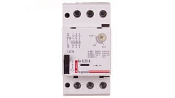 LEGRAND Motorni osigurač 3P 0,06 kW 0,16-0,25 A M250 1Z/1R 0,25 606821