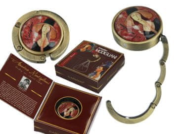 Carmani MODIGLIANI SKLOPIVNA VJEŠALICA ZA TORBE ŽENA U ŠEŠIRU POKLON
