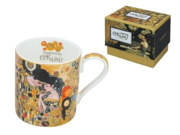 Carmani KERAMIČKA ŠALICA GUSTAV KLIMT ŽENA I MUŠKARAC SLIKA POKLON KUTIJA