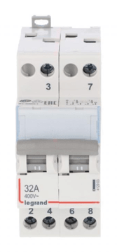 LEGRAND Modularna sklopka I-0-II (mrežni generator) 32A 2P 32A 412903