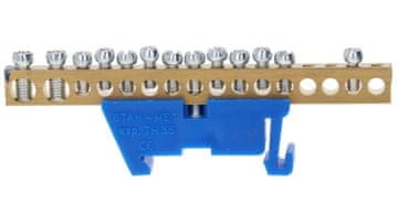 Priključna traka 14x10mm2 + 2x25mm2 plava TH 35-16/25/N 48.565