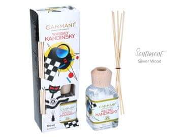 Carmani KANDINSKY SENTIMENT DIFUZOR MIRISA SILVER WOOD HOME