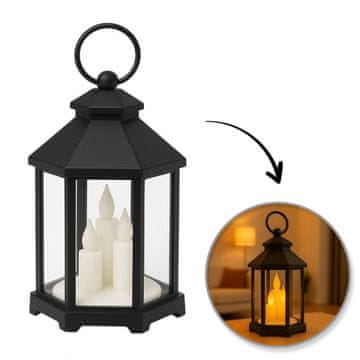 DEKORATIVNA LED LAMPON S IMITACIJOM SVIJEĆA 12X21 CM LAMPON ZA DOM