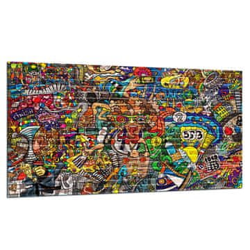ZAŠTITNA PLOČA OD STAKLA ZA ŠTEDNJAK 90X52 MURAL