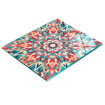 tulup.cz Kaljena višenamjenska dekorativna staklena ploča za kaleidoskop 60x52 cm