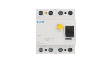 EATON 4P 25A 0.1A diferencijalni prekidač tip AC PF6-25/4/01 286505