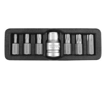 TOYA YATO TORX BITOVI 7 KOM 0416 T25 - T55 + ADAPTER, S RUPOM