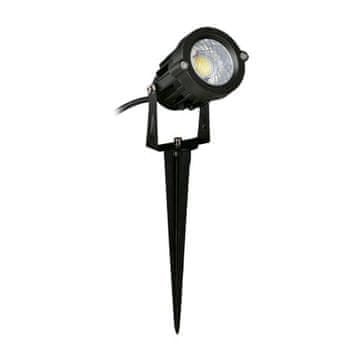 Ideus Crna LED vrtna svjetiljka 5W IP65 4200K za biljke 03130