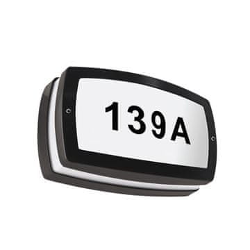 Ideus Hermetična LED svjetiljka crna 8W IP54 4100K solina 03835