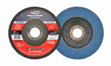 awtools lamelni disk 125 P150 nehrđajući čelik cirkonij metal