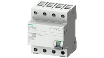 Siemens 4P 63A 0,03A diferencijalni prekidač tipa B 400V AC 5SV3346-4